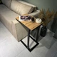 Столик приставной MebliRoMax Urban 350х750х550 Дуб Тахо /Черный (000062127) - изображение 1