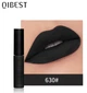 Губная помада QiBEST №30 Soft Matte Черная водостойкая матовая - изображение 2