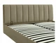 Ліжко полуторне MONTREAL VELVET 140X200 Бежевий BLUVEL 28 MONTREALV140BE Signal - зображення 7