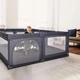 Манеж BabyGo Playpark з 48 кульками Сірий (7701) (4260332055802) - зображення 11