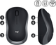 Mysz Logitech Logilink M185 cordless Notebook Mouse USB Black-Grey (5099206207282) - obraz 6