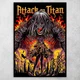 Плакат постер CupKit "Атака титанов / Attack on Titan" №10 А4 21х29,7 см - изображение 1