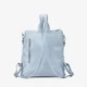 Рюкзак женский кожаный Regina Notte Backpack 2172 Голубой - изображение 4