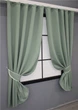 Комплект штор коротких VR-Textil Блэкаут Fusion Dimout № 830ш Фисташковый 130х170 см 2 шт (35-0040) - изображение 2