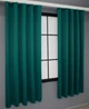 Комплект штор коротких VR-Textil Блекаут Fusion Dimout № 794ш Смарагдовий 130х170 см 2 шт (35-0044) - зображення 4