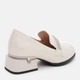 Женские лоферы из кожи Blizzarini 22A703-F658-YP1215TA 36 23 см Молочные - изображение 4