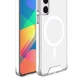 Чохол TPU Space Case with MagSafe для Samsung Galaxy S24 FE Прозорий - зображення 2