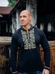 Рубашка-вышиванка мужская с узором Носи своє 8605-015-22 44 Оливково-коричневая (p-573-85474) - изображение 11