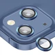 Защитное стекло Epik Metal Classic на камеру (в упак.) для Apple iPhone 13 mini / 13 Синий / Blue - изображение 2