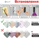 Набір самоклеючих металевих гачків для ванної, коридору, кухні. Колір Чорні 2 шт GLUIT. Тримають до 10 кг - зображення 7