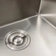 Кухонная мойка нержавейка 78*43 L Platinum Handmade (два отверстия, круглый сифон 3,0/0,8) - изображение 5