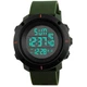 Часы наручные 1213AG SKMEI с подсветкой, ARMY GREEN-BLACK BIG SIZE - изображение 1