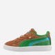 Дитячі шкіряні кеди для хлопчика Puma Suede Minecraft Jr 384486-01 28.5 Коричневий/Зелений (4064536447414) - зображення 3