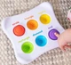 Сенсорна розвиваюча іграшка Fat Brain Toys Dimpl Duo F208EN Колір Форма Брайль - зображення 4
