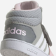 Buty sportowe dziecięce dla dziewczynki na rzepy za kostkę adidas Hoops Mid 2.0 I GZ7779 24 Szare (4064049366479) - obraz 6