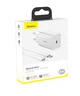 Мережевий зарядний пристрій Baseus Speed Mini QC Single PD3.0 18W Type-C 3A + Кабель 18W Type-C to Lightning 1м Білий - зображення 6