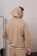 Мужской спортивный костюм на молнии с капюшоном демисезонный DOPE 0001 2XL Бежевый (DP-0001/04 F ) - изображение 8