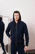 Мужской спортивный костюм на молнии с капюшоном демисезонный DOPE 0001 XL Темно-синий (DP-0001/03 E ) - изображение 2