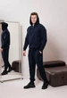 Мужской спортивный костюм на молнии с капюшоном демисезонный DOPE 0001 XL Темно-синий (DP-0001/03 E ) - изображение 6
