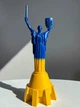 Крафтова статуетка На Згадку Батьківщина-мати 27,5см синьо-жовта - изображение 1