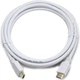 Кабель HDMI - HDMI 1.8м Cablexpert, v1.4, білий (CC-HDMI4-W-6) - изображение 2