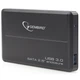Кишеня зовнішня 2.5'' Gembird EE2-U3S-2 для жорстких SATA дисків, USB3.0 інтерфейс, чорний - зображення 1