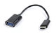 Адаптер Type-C->USB Cablexpert, 0.2м, OTG, black (A-OTG-CMAF2-01) - изображение 1