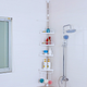 Угловая полка для ванной комнаты Multi Corner Shelf Стойка Стелаж - изображение 4