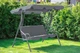 Садовые качели с навесом и матрасом Funfit Garden Relax Серые - изображение 8