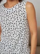 Пижама (майка + шорты) женская BARWA garments 0339/330 M Цветы на белом (2113393302007) - изображение 4