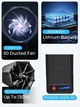 Турбовентилятор Turbo Jet X8 500 Вт, 50 мм, 4000мАч - изображение 10