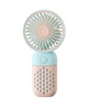 Вентилятор Mini Fan Z8 (7186) ручний акумуляторний з USB-заряджанням Блакитний з рожевим - зображення 1