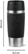 Термокружка Tefal Travel Mug Classic 0.36 л Черная (N2020210) - изображение 9