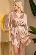 Шелковый халат Mia-Amore 3873 2XL/3XL Бежевый - изображение 2