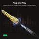 Переходник 6.35мм-3.5мм UGREEN Audio mini-jack 3.5mm Female to jack 6.35mm Male. Gold - изображение 4