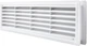 Вентиляционная решетка AIRROXY 115x430 дверная White (02-127) - изображение 1