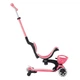 Дитячий самокат 5в1 з сидінням Globber Go Up Baby 360 Lights, рожевий (844-210) - зображення 12
