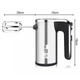 Ручний міксер Hand Mixer R-6699 650 Вт 5 швидкостей Silver - зображення 3