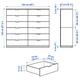 Комод Ikea (Ікея) NORDLI , Колір Білий 792.394.90 - изображение 3