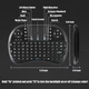 Беспроводная клавиатура пульт Mini Keyboard I8 с тачпадом, подсветкой LED и функцией аэромыши для Smart TV BOX - изображение 9