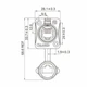 Герметичный разъем Cnlinko RJ-45, YT-RJ45-JSX-16-001 панельная розетка - изображение 5