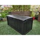 Ящик-скринька Keter Glenwood Storage Box 390 л коричневий 230399 - зображення 3
