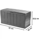 Ящик-сундук Keter Sherwood Storage Box 270 л коричневый 230403 - изображение 8