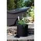 Горщик для квітів Keter Medium Cylinder Planter антрацит 229123 - зображення 3