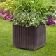 Горшок для цветов Keter Cube Planter M коричневый 229533 - изображение 5