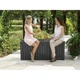 Ящик-скринька Keter Rockwood Storage Box 570 л графіт 250185 - зображення 3