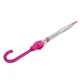 Жіноча парасолька-тростина прозора Fulton Birdcage-1 L041 Pink (Рожевий) - зображення 4