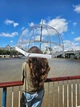 Жіноча парасолька-тростина прозора Fulton Birdcage-1 L041 White (Білий) - зображення 10