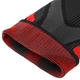 Бандаж эластичный удлинённый на голень и лодыжку Sibote Fit 7217 Black-Grey-Red - изображение 8