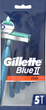 Одноразові станки для гоління (Бритви) чоловічі Gillette Blue 2 Plus 5 шт (3014260283254) - зображення 2